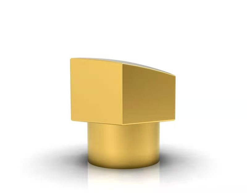 OEM Non Refillable Electroplating Zamak Perfume Caps
