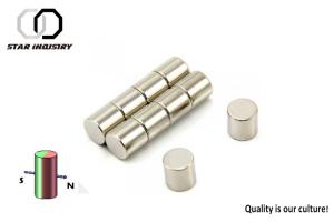 Quality Customized Size Neodymium Cylinder Magnets For Door Magnetic Alarm for sale