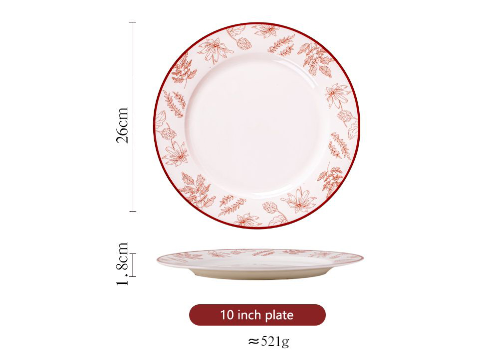 Business Gifts Dinnerware Sets 2023 Christmas Year Gift Items With Porcelain Material