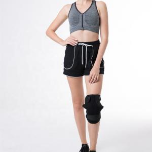 Quality Black Heated Knee Brace Wrap With Overheat Protection for sale