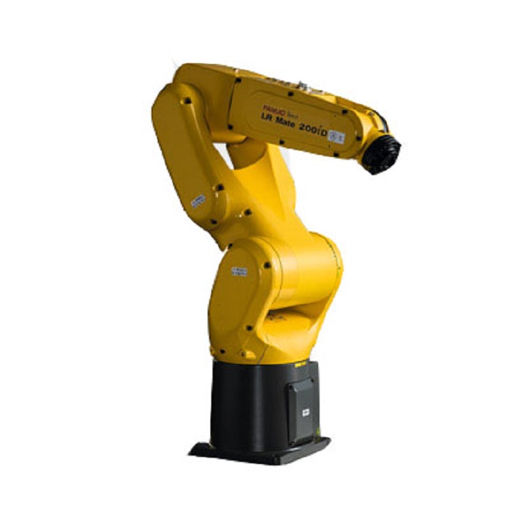 Fanuc Palletizing Robot Arm LRMate-200iD 6 Axes Max Reach 717mm With GBS Robot Rail