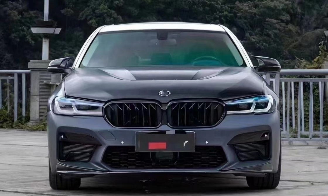 2011-2017 BMW 5 Series Front Bumper Upgraded 2022 M5 With LED Headlights And Taillights