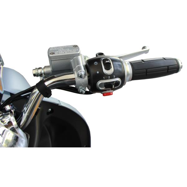 High Speed Certified Electric Moped Scooter 1600W DC Brushless Motor