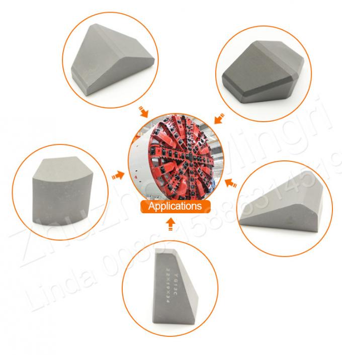 YG13c Tungsten Carbide Teeth Tips Price For Tunnel Boring Machine Parts
