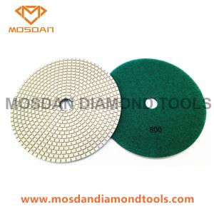 China 180mm Dry Resin Bond Diamond Dry Floor Concrete Polishing Pads on sale