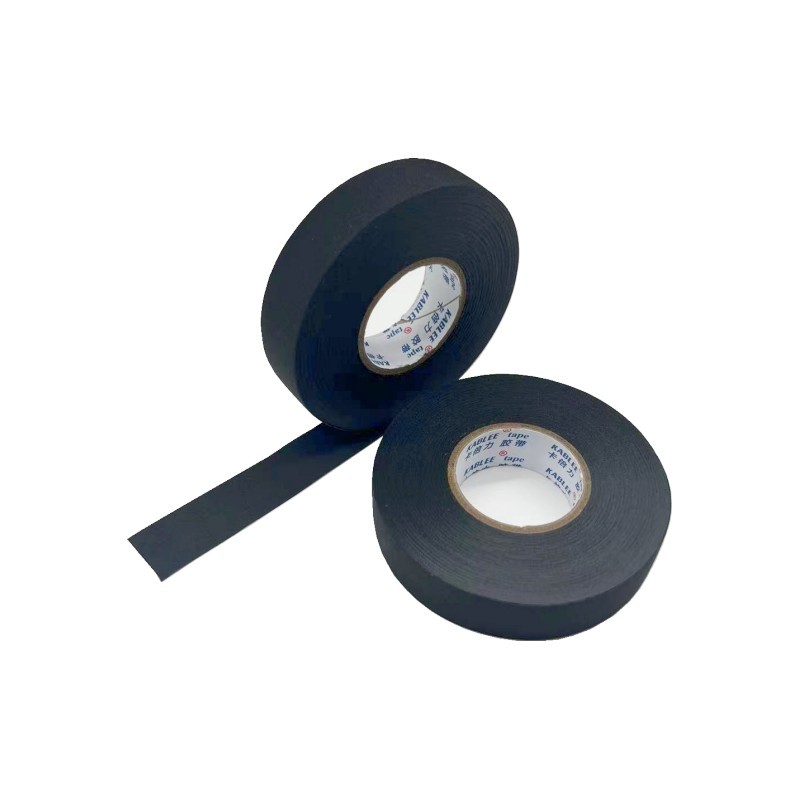 Black PET Fabric Cloth Wire Harness Tape for Strong Adhesion and Wire Protection
