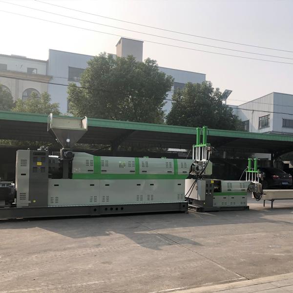 Lvdao 110mm screw made of high grade 38CrMoAIL with two stages customized plastic recycling machine