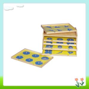 Quality Montessori Materials Geometric Cabinet (Blue) for sale