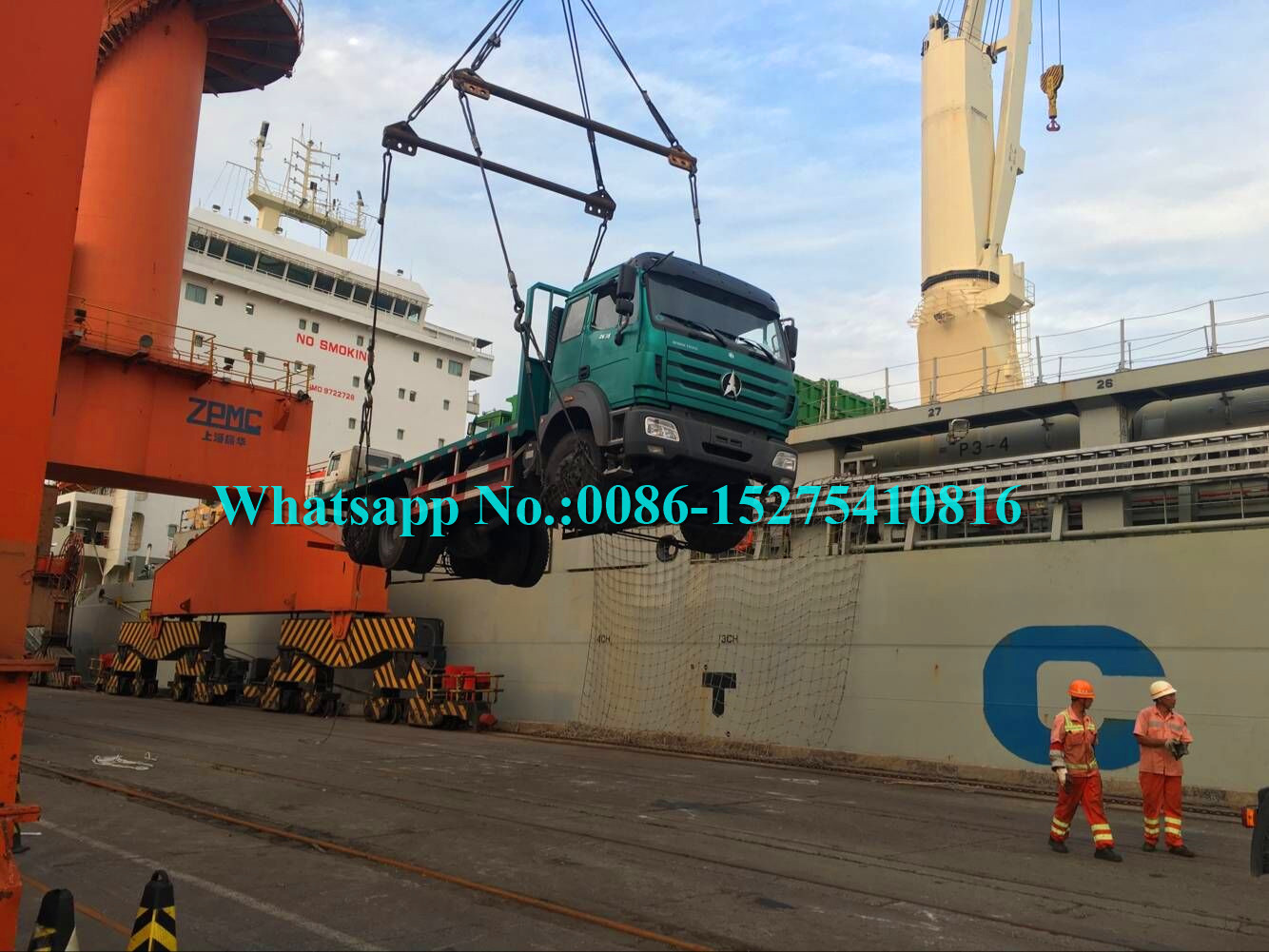NG80B V3 2638 Heavy Duty Lorry Fence Truck 6x6 With FAST Gearbox North Benz Brand