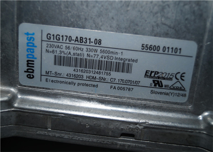 C7.170.0701 Blower G1G170-AB31-08 Original Spare Parts 230VAC