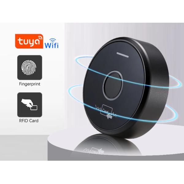 3cm 8cm Fingerprint RFID Card Standalone Access Control Round Type