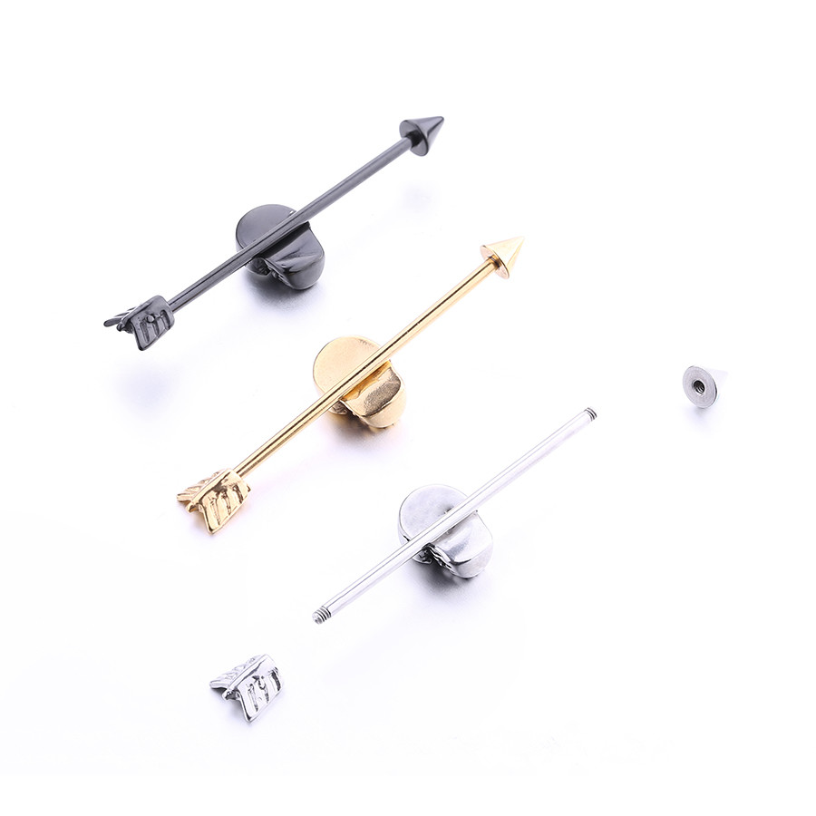 Hot Sale Skull Industrial Piercing Industrial Barbell Body Piercing Jewelry