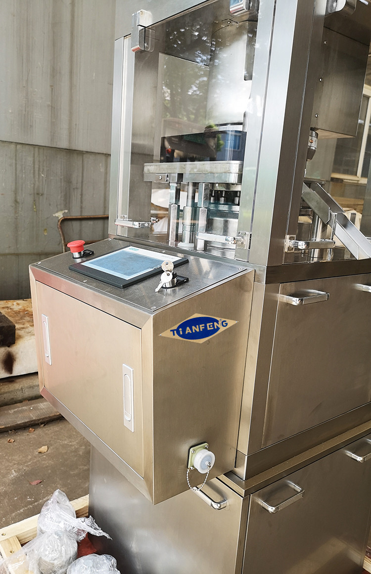 10 KN D Tooling 8 10 Multi Station Rotary Pill Press Machine Maker