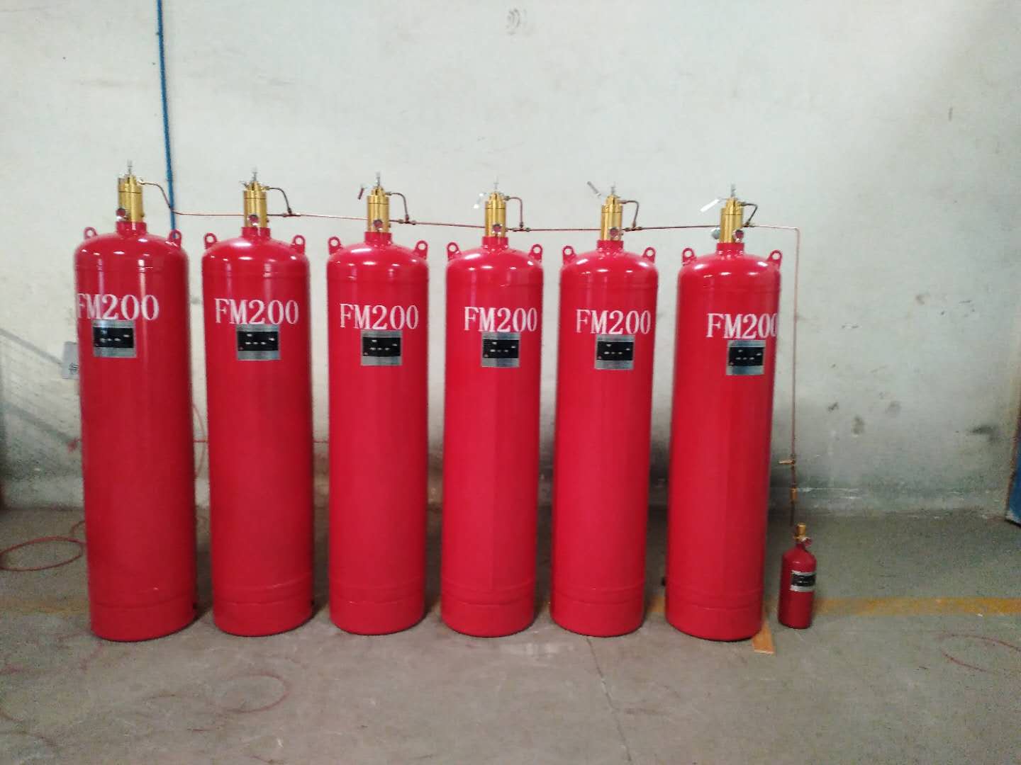 4.2MPa / 5.6MPa Non Corrosive Fm200 Fire Suppression System for Archive