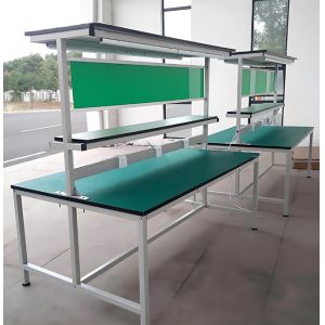 Quality Industrial Adjustable ESD Workbench Custom Height Anti Static Station for sale