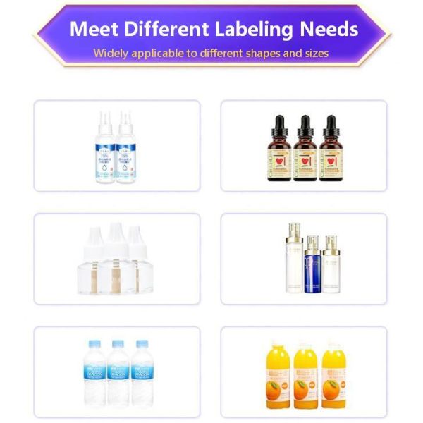 Full automatic double head magnetic pump filling screw cap inkjet code labeling integrated machine Z200 alcohol perfume mineral water filling