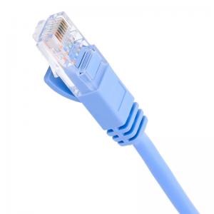 China Copper 24AWG Patch Cord Cat 5e , BC7/0.2 PVC Jacket UTP Cat5e Patch Cable on sale