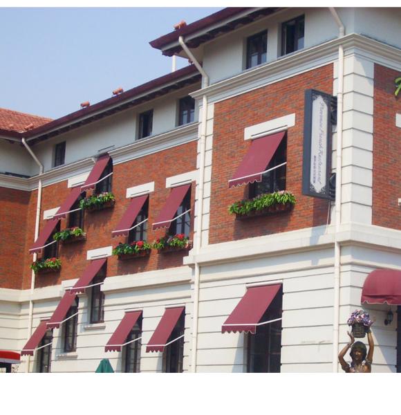 Aluminium Retractable Awning Arms Acrylic Folding Awning Arms