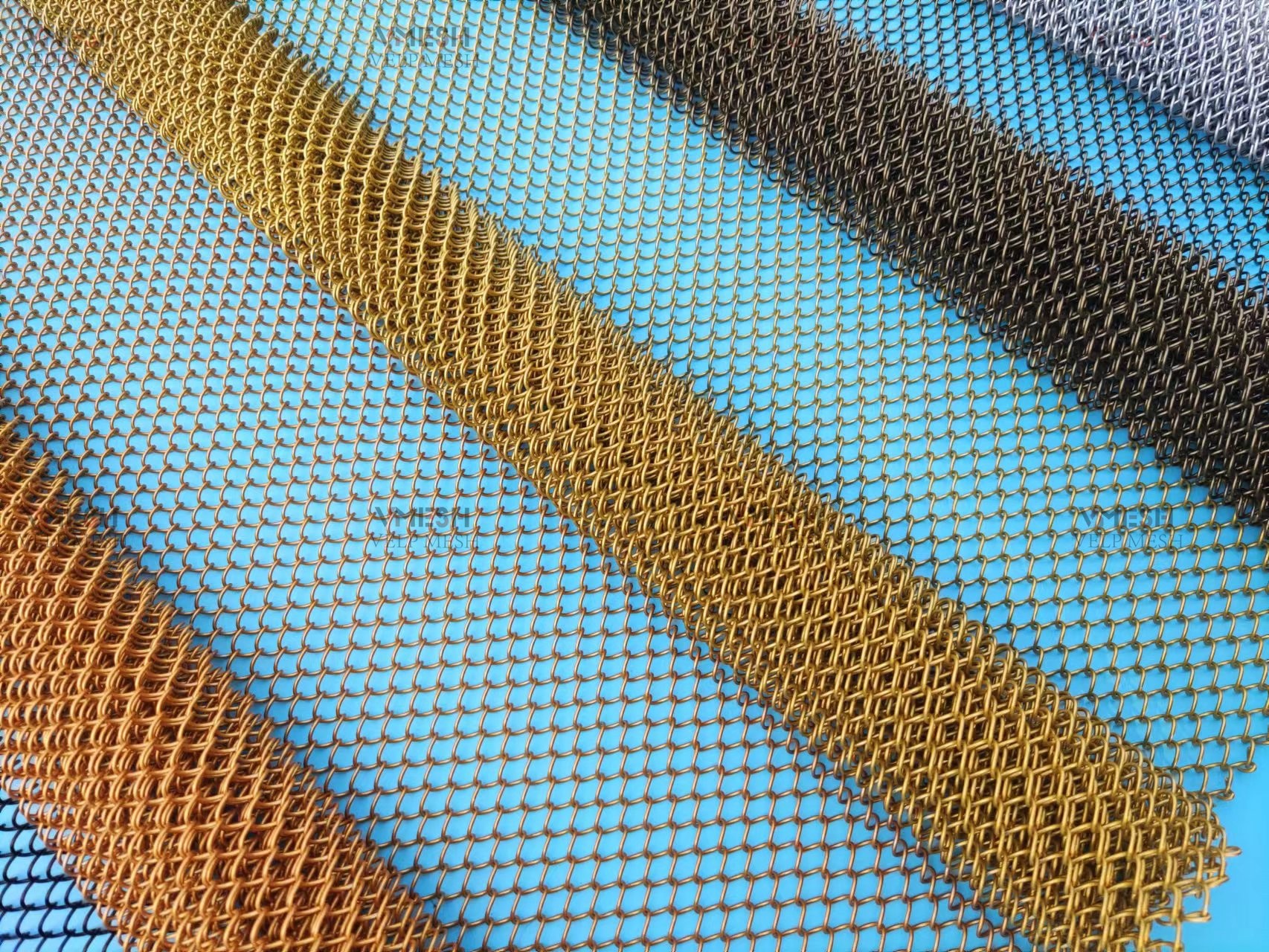 1.2mm Thickness Chain Link Decorative Curtain Architectural Wire Mesh