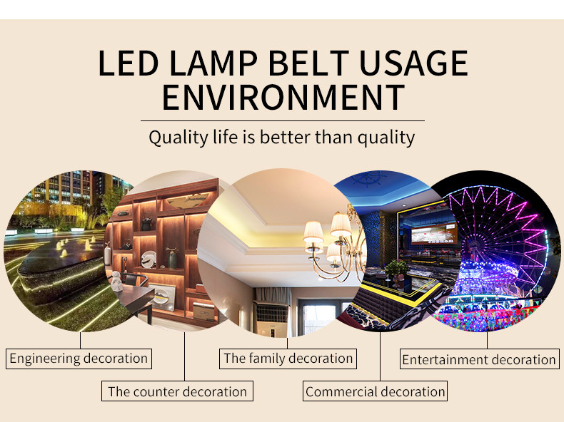 22W IP20 2080-2130lm SMD 2835 LED Strip Aluminium Shell