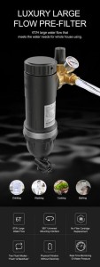 Whole House Home Kitchen Reusable Spin Down Mesh filtre a eau pre water filter for Household (4)