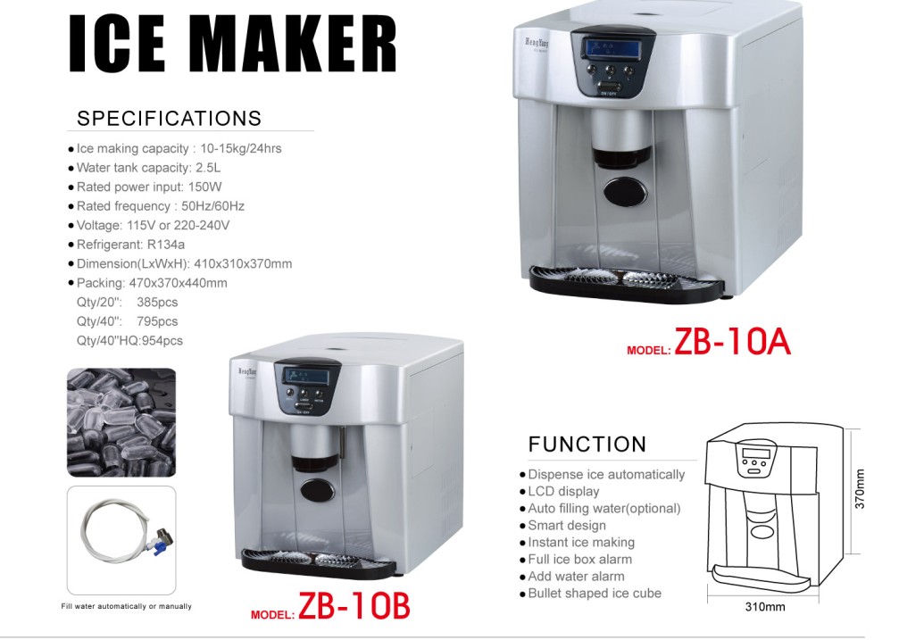 Portable Ice Maker and Cool water Dispenser 2in1