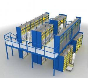 China Manual Picking Mezzanine ASRS Racking System MHS Two Or Three Layers on sale