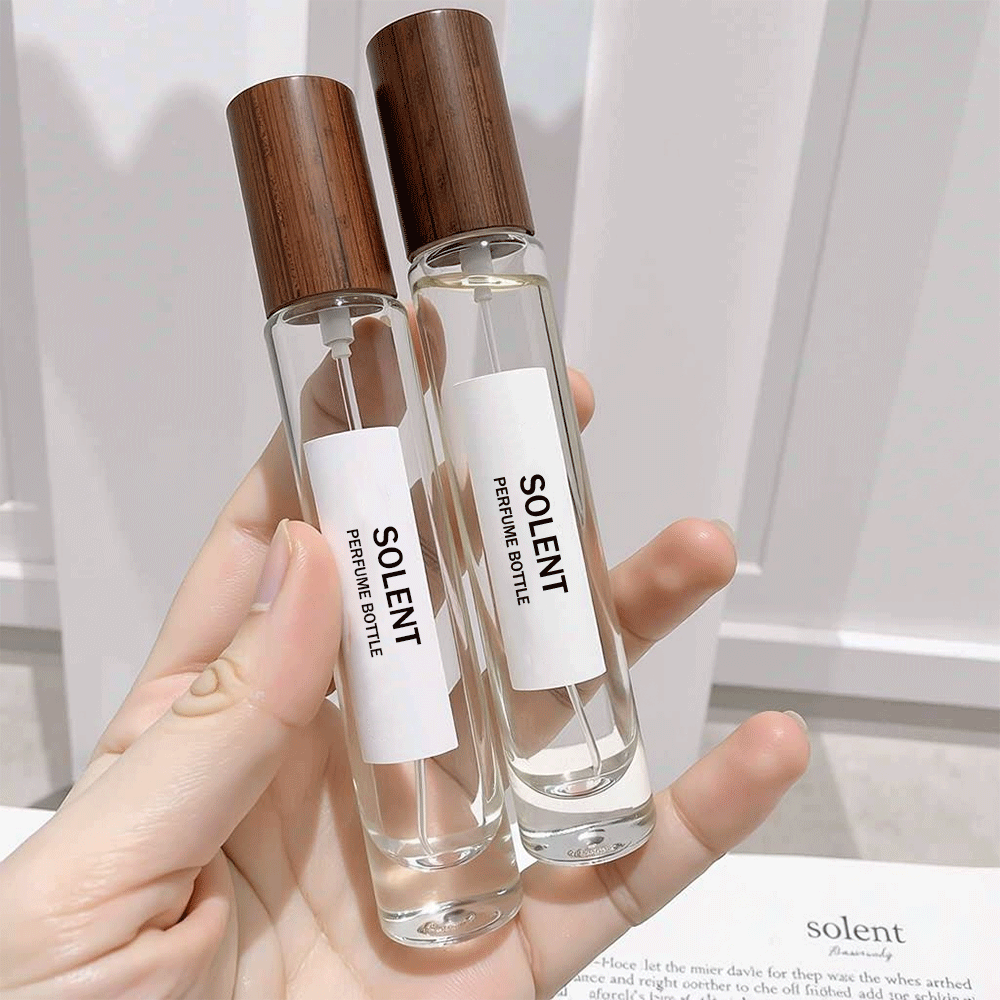 Custom 10ml Square Glass Perfume Spray Bottle With Multiple Printing Options