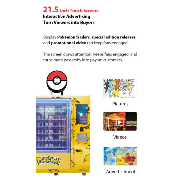 Monster Collection Vending Machine Customizable For Single Cards Booster Packs Sealed Booster Boxes