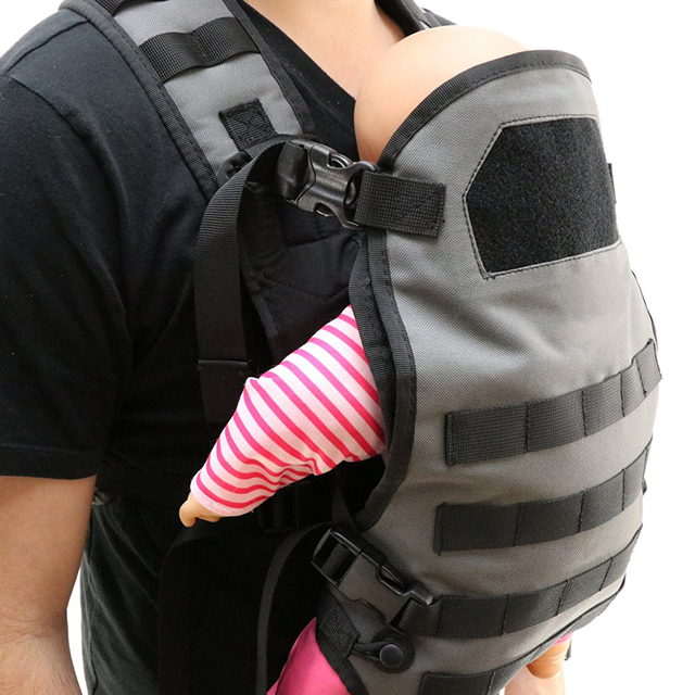 Polyester Material Tactical Baby Carrier Backpack Style For Travelling