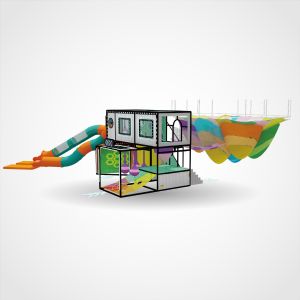 Customizable Rainbow Net for Indoor Outdoor Playgrounds