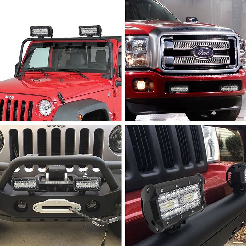 120W 40pcs Waterproof 6000lm Offroad LED Light Bars