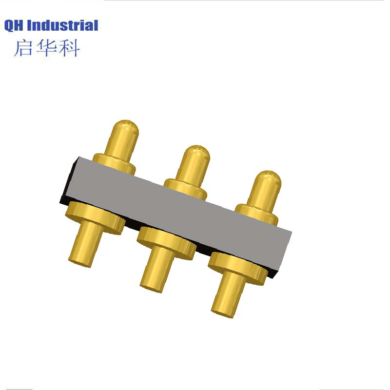 3Pin Mexico Lcd Connector spring loaded pin Connector Magnetic Connector Magnetic spring loaded pin Connector