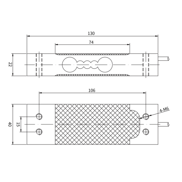 WL-115 Precision Aluminum Alloy Single Point Load Cell