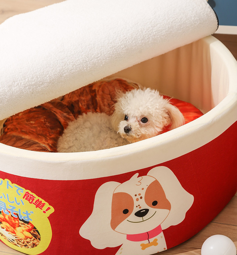 ramen bowl cat bed