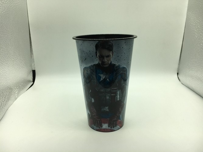 IML milk tea cup frozen Disposable Beverage Cups with lid , Custom Made Plastic Cups
