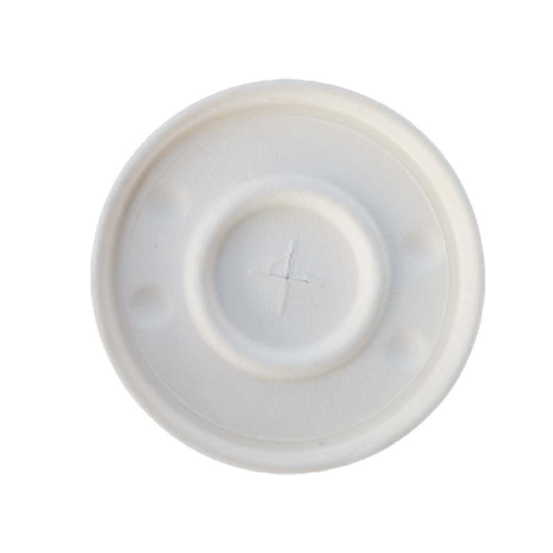 4oz 6oz 8oz 12oz Biodegradable Sugarcane Pulp Eco Cup Lids