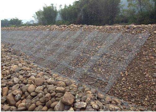 Quality 6x2x0.3M Stone Wall Wire Mesh Wire Gabion Cages 60x80mm for sale