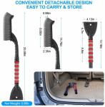 Detachable Extendable Snow Brush Car Windshield Ice Scraper Kit