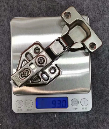 Two Hole SS201 Iron Heavy Duty Cabinet Metal Door Hinges Polished
