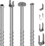Manufacturers Direct Selling Hot Dipped Galvanized Earth Screw Ground Helical
