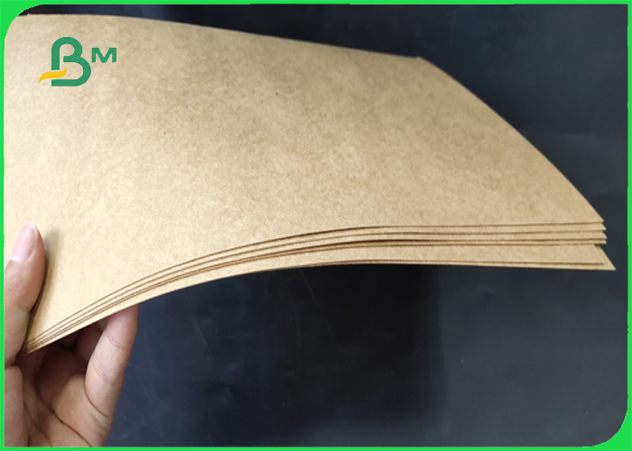Unbleached Brown Color Bobina De Papel Kraft FSC Approved 100G 200G 300g