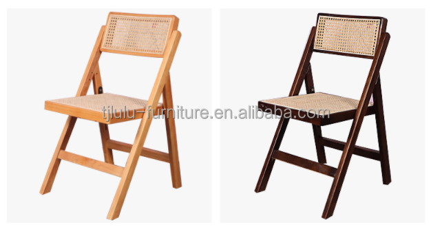 Customized Tianjin Lulu Outdoor Folding Rattan Garden Chairs for Comfortable Seating
