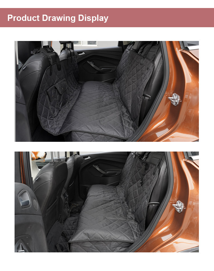 Dog Car Seat Cover for Back Seat, Waterproof Pet Dog Seat Cover for SUV 100% Scratchproof Nonslip