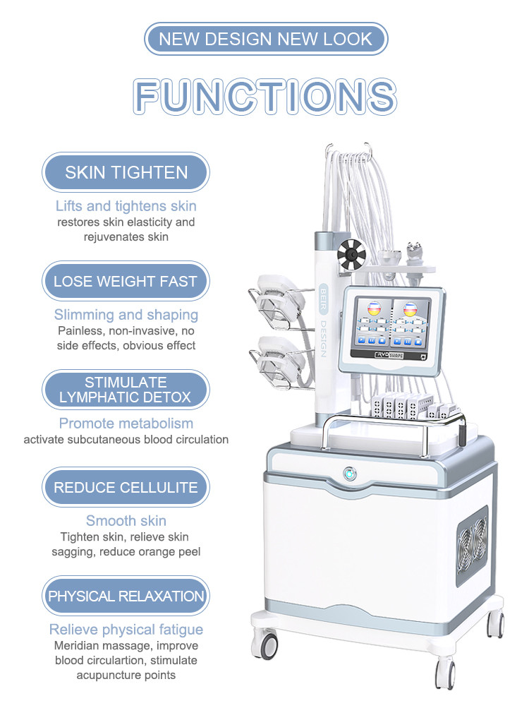 LF-247A multifunction cryo lipolaser cryotherapy slimming weight loss shock wave therapy beauty machine