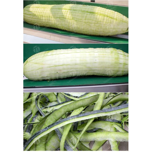 Large winter melon peeling machine papaya chieh-qua pumpkin wax gourd pineapple watermelon Hami Melon processing production Peeling & polishing