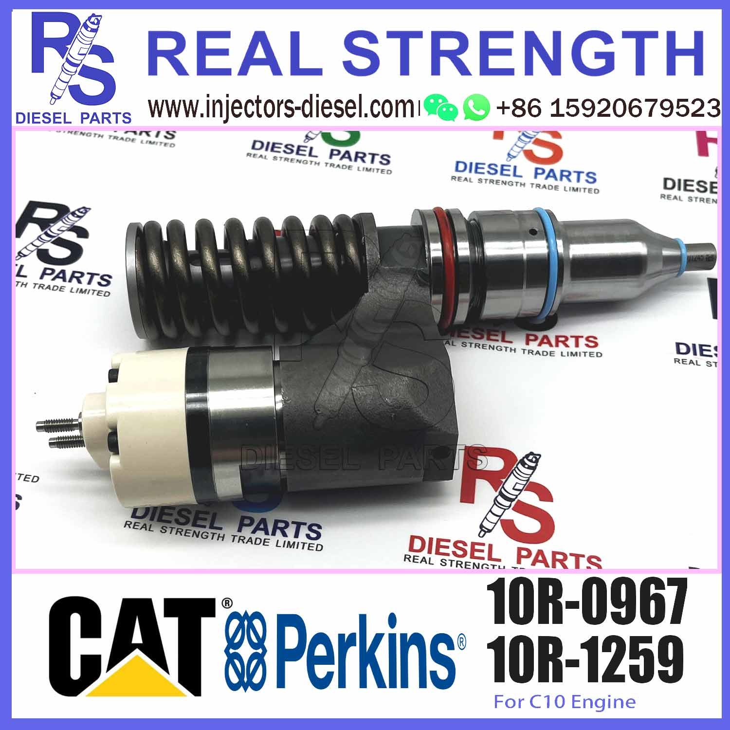 Diesel Fuel Injector CA2123462 212-3462 2123462 10R-0967 For Excavator 345B 345B II 345B II MH 345B L Parts Caterpillar