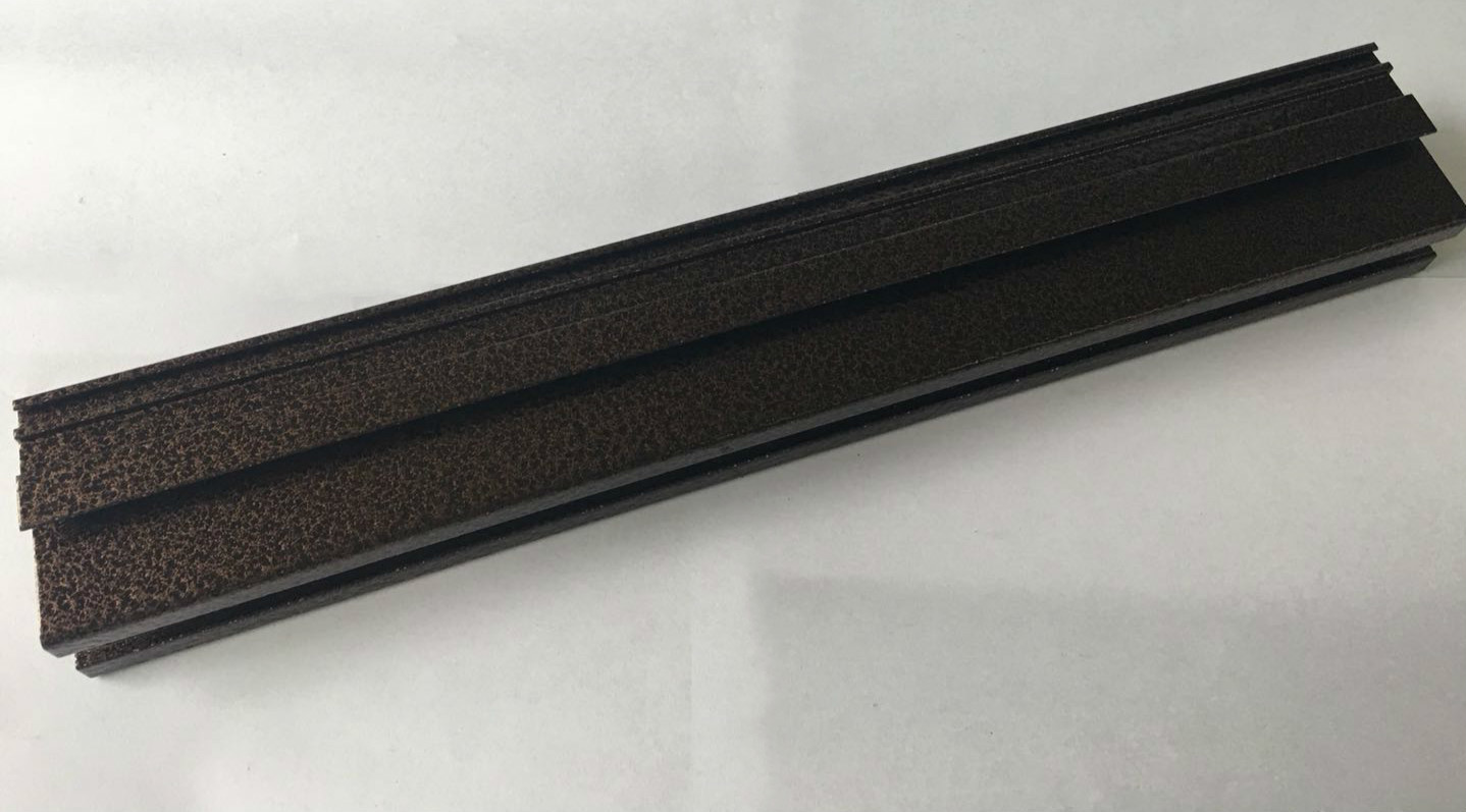 6063 6063A 6060 6061 Anodized Aluminum Profiles Oxidizing Sand Blast Black