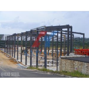 Prefabricated Durable High Strength Steel Structure Warehouse For Industrial