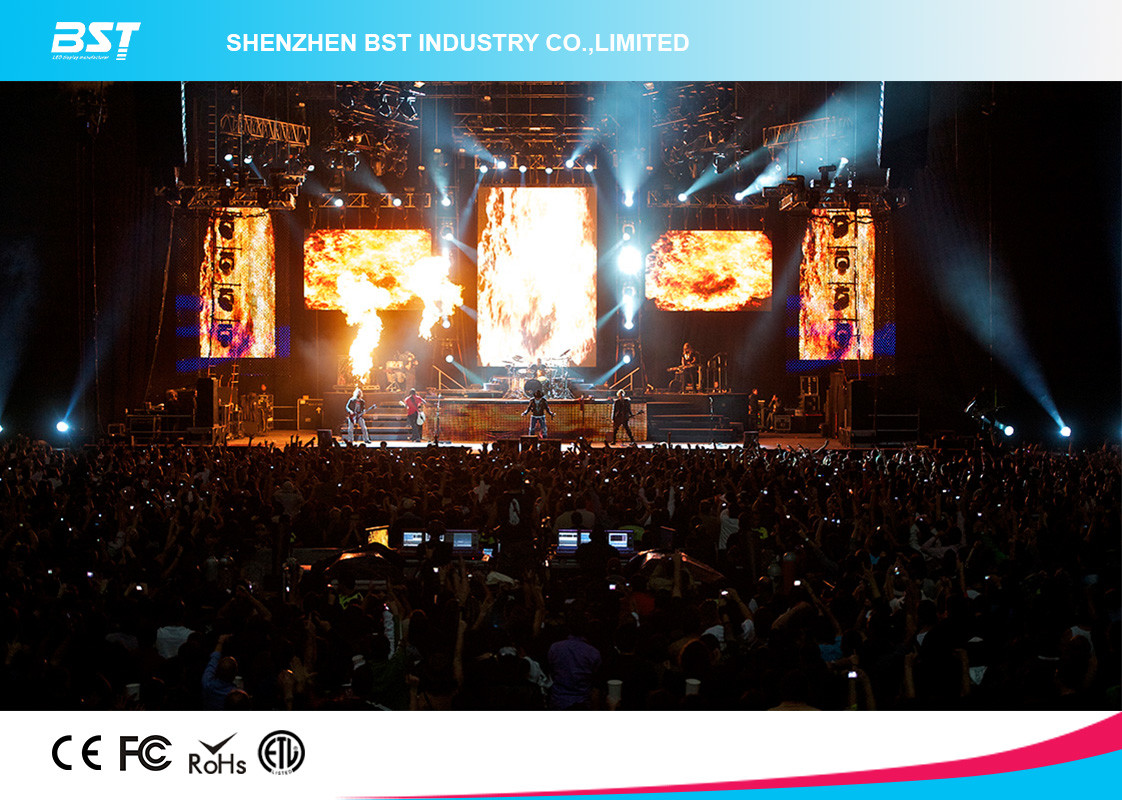 P3 SMD2121 Indoor Rental Led Display Screen 1200cd / m2 For Entertainment Event